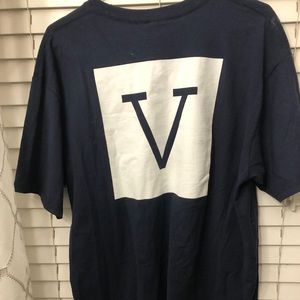 Vans navy blue t shirt